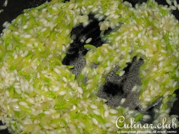 Ризотто с кабачком.
