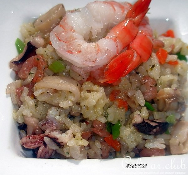 Ризотто с морепродуктами
