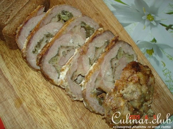 шейка свиная фаршированная(вариант)