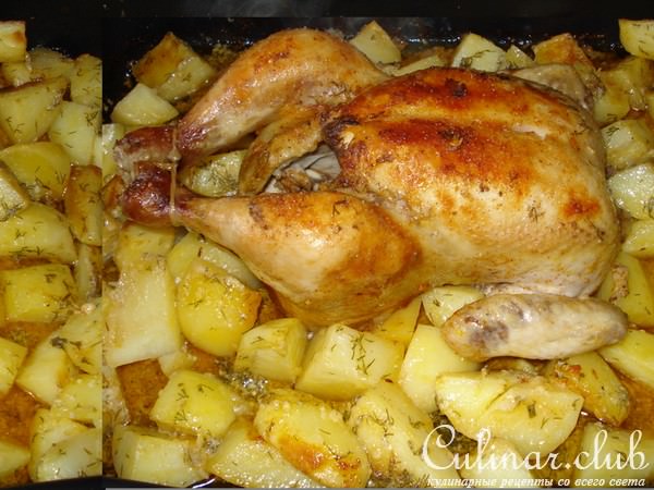 Курица с картошкой