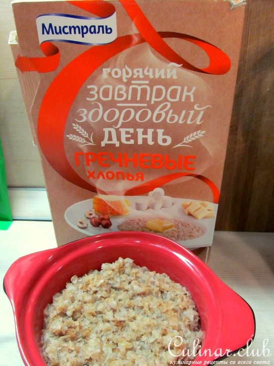 Гречневая каша с яблочно-вишневым вареньем и бадьяном!