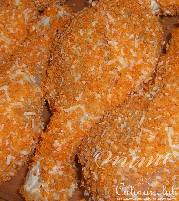 куриные ножки в пармезане