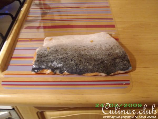 красная рыбка в духовке