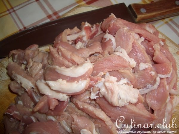 Запеканка из макарон со свининой