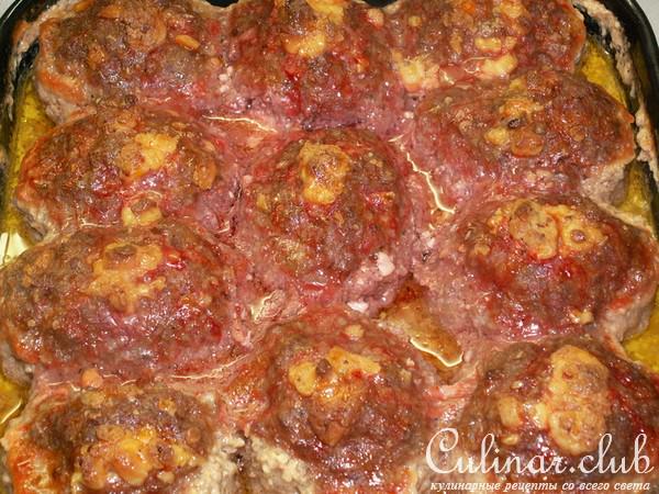 Мясные зразы "Красная шапочка"