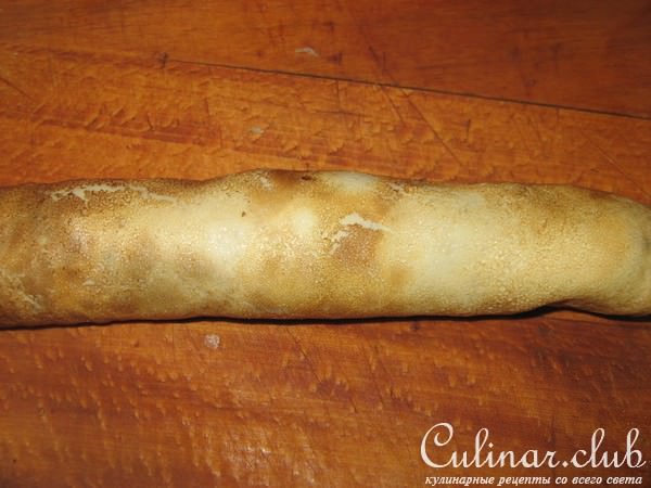 Курица, фаршированная блинами"Сборная"