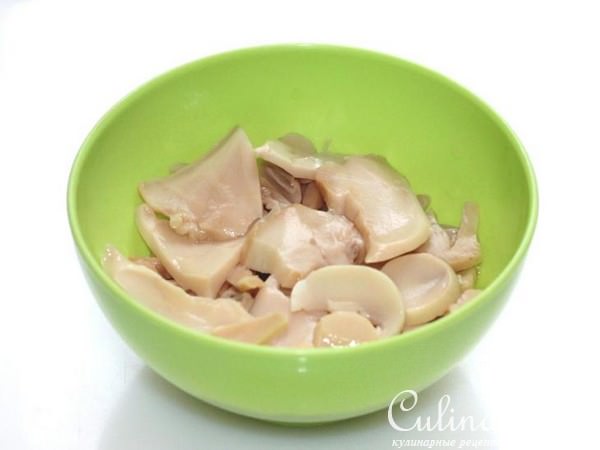 Паста с грибами и фасолью