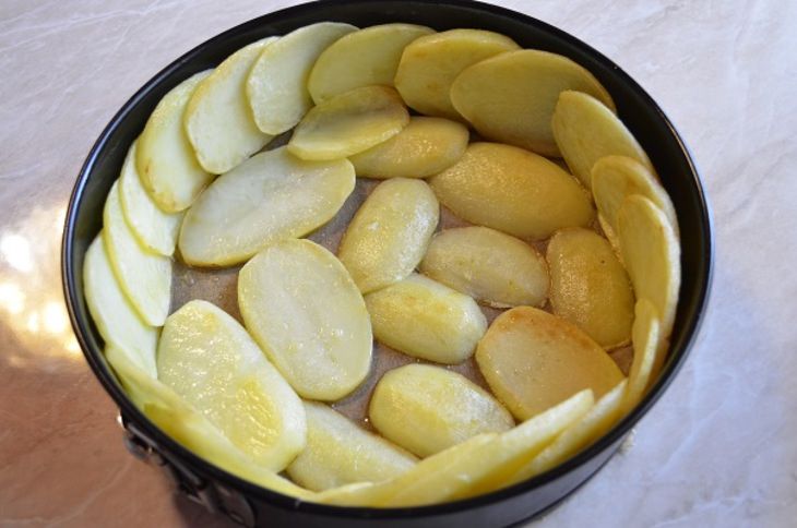 Киш сытейший в картофельной основе