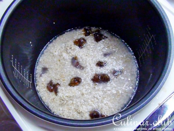 Каша овсяная с финиками и мёдом. Тест-драйв.