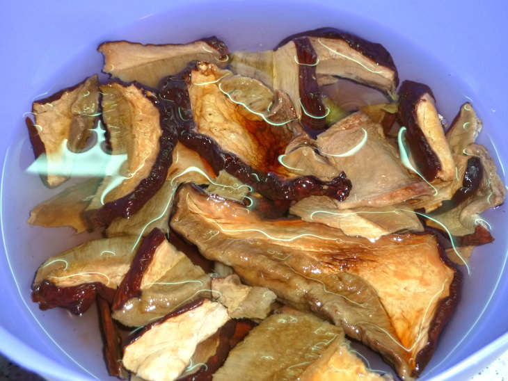 Необычная каша с грибами и овощами