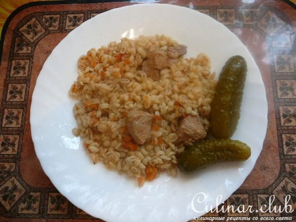 Жемчужная каша из перловки