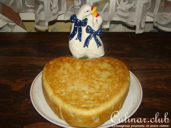 Многослойный закусочный пирог.