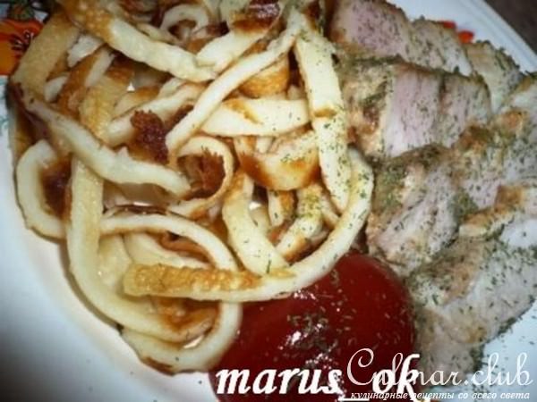 Буженина в яблочно – медовой карамели