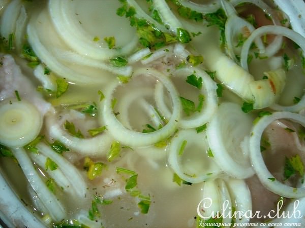 Шашлык из филе куриной грудки