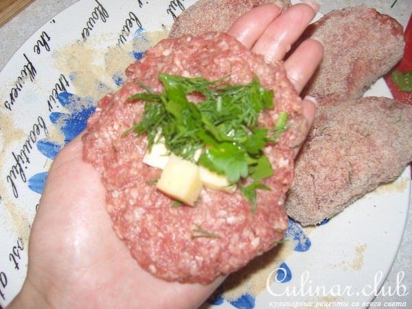 Котлеты с начинкой