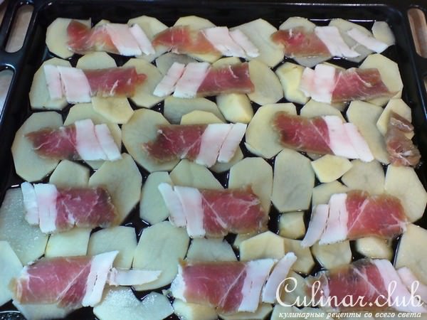 Мясо запеченое с картофелем