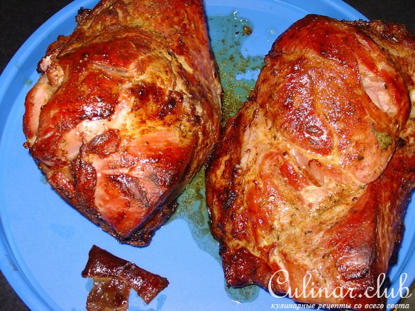 Маринованная свининина .