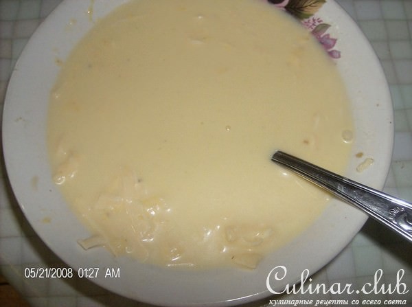 Куриные сердечки с грибами в сырно-горчичном соусе