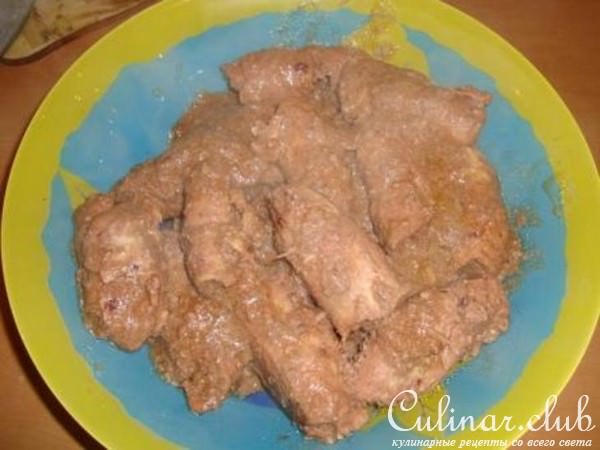 Плов из куриных грудок и орехов