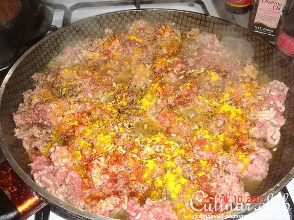Макароны с мясом