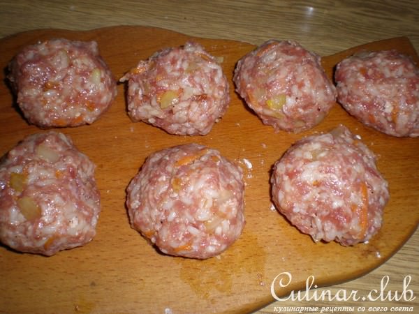 Тефтели "Ёжики"