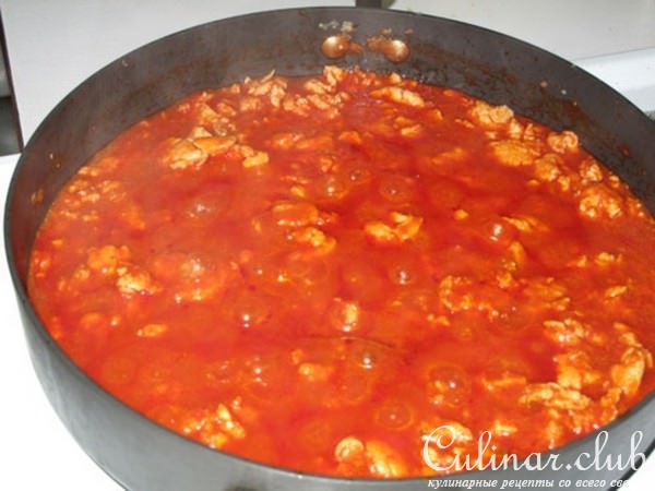 сытный мясной пирог с картошкой и сыром