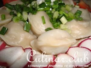 Вареники с грибами