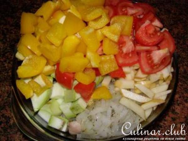 Курочка, да с овощами:)