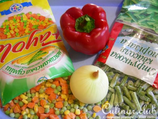 Мясо-овощные тефтели в "звездной" панировке
