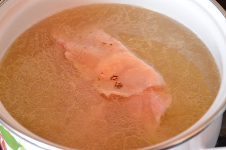 Као Ман Гай ( жирный рис с курицей)