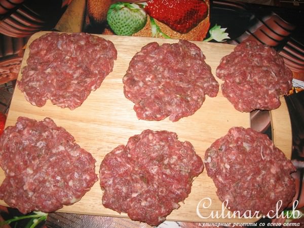Отбивные из мясного фарша
