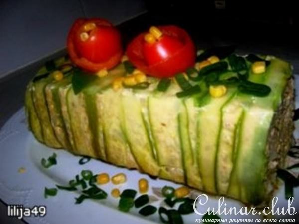 запеканка из риса и курицы