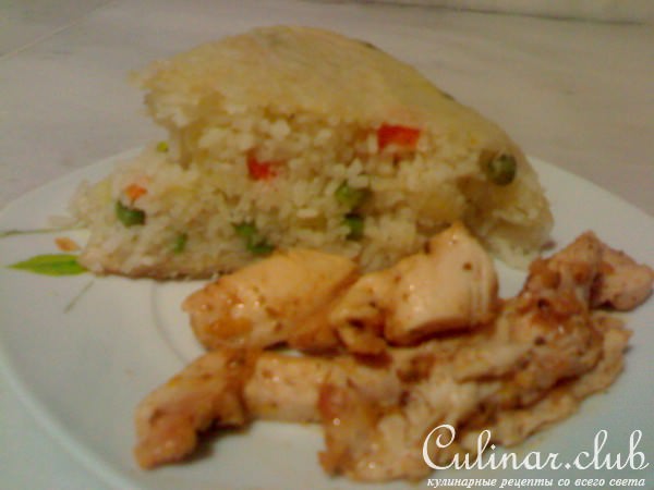Плов с овощами "в пелёнке"