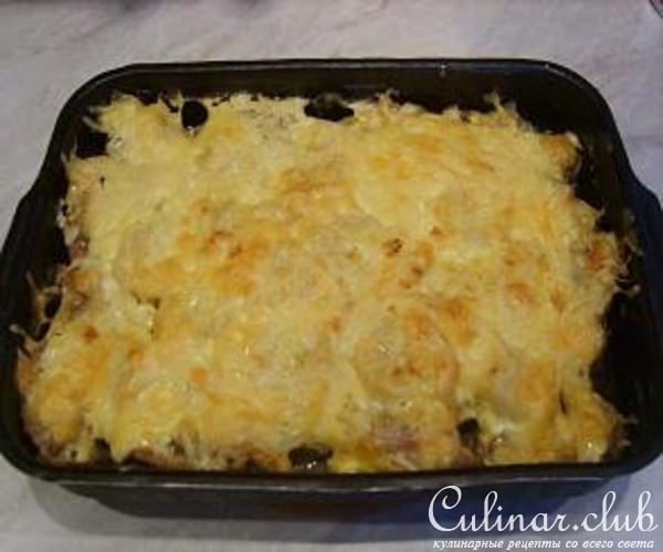 запеченные бедрышки с картошкой