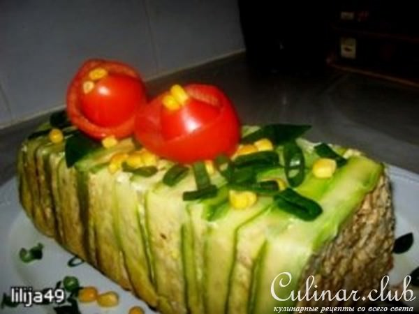 запеканка из риса и курицы