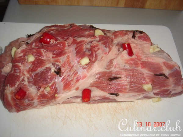 Свинина по Англо-Индийски