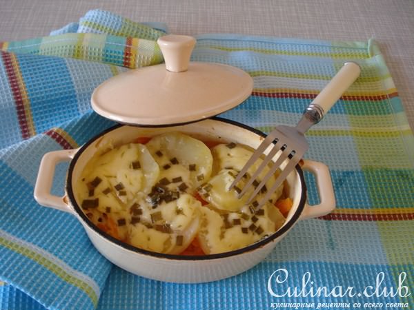 Рыба в горшочках