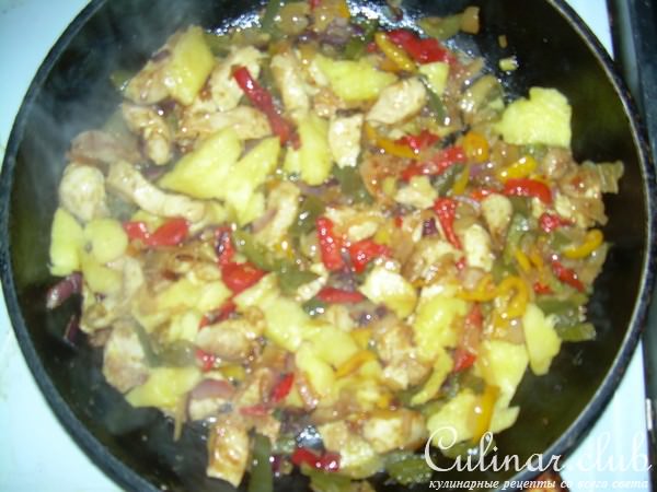Ананасовые лодлчки для двоих