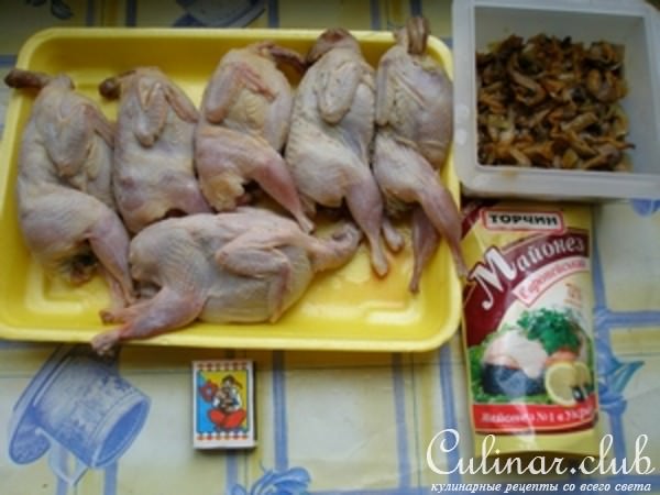 Фаршированные перепела