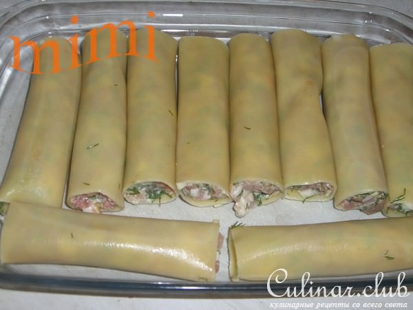 канелони с курочкой