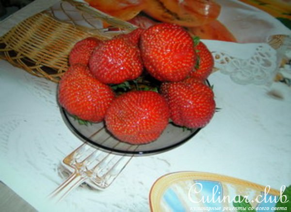 Вареники с клубничкой
