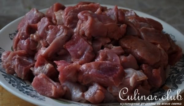 Паста с индейкой и грибами.