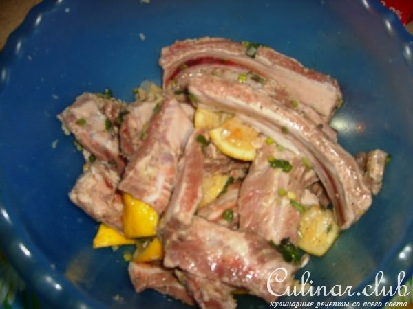 лимонные ребрышки