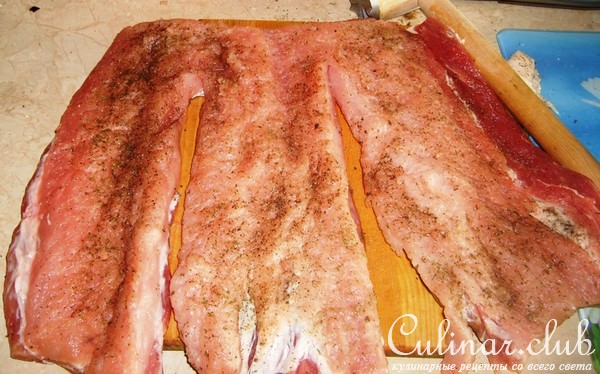 Рулет мясной сложносочиненный