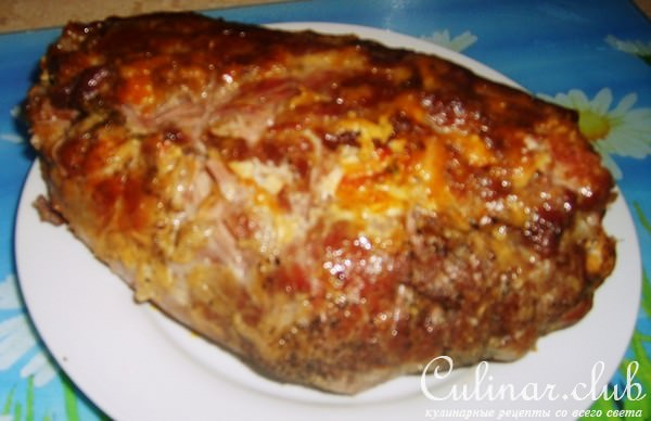 Мясной рулет "Мраморный"