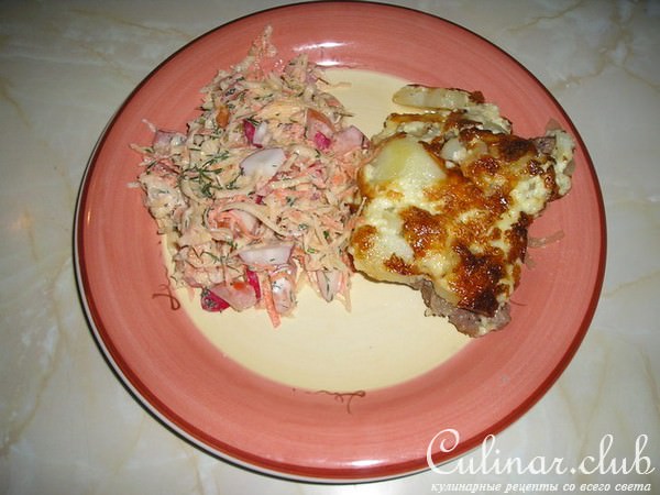 картофельная запеканка с мясом