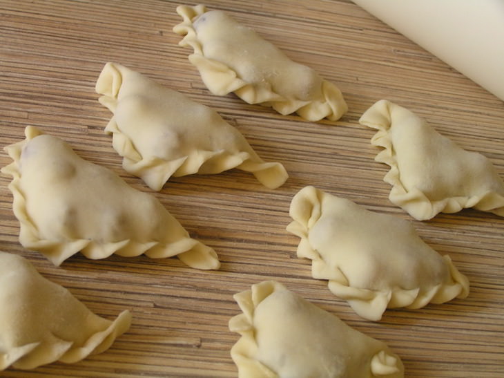 Вареники с крыжовником и мятой