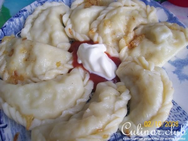 Варенники с сырой картошкой