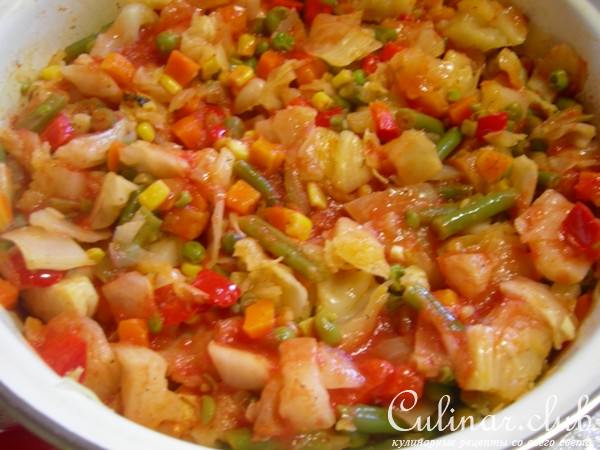 Мясо-овощные тефтели в "звездной" панировке