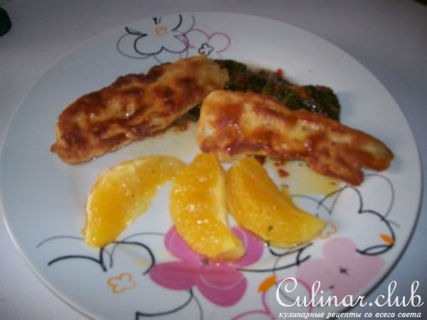 РЫБА В КЛЯРЕ С АПЕЛЬСИНАМИ